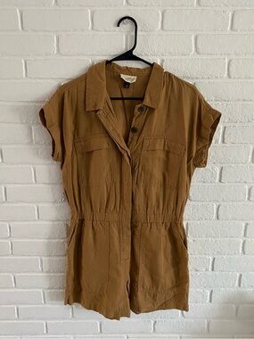 Universal Thread Utility Romper in Brown